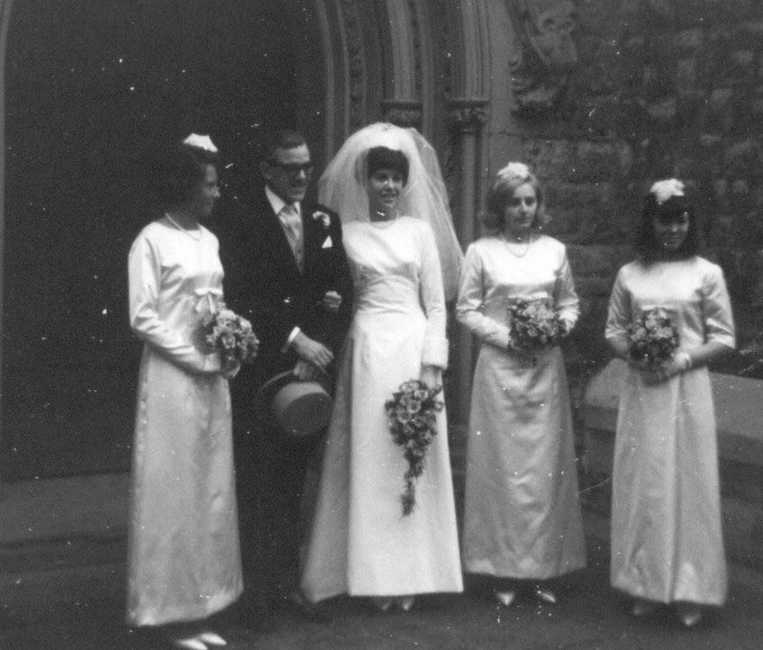 Sue at An & Frank wedding